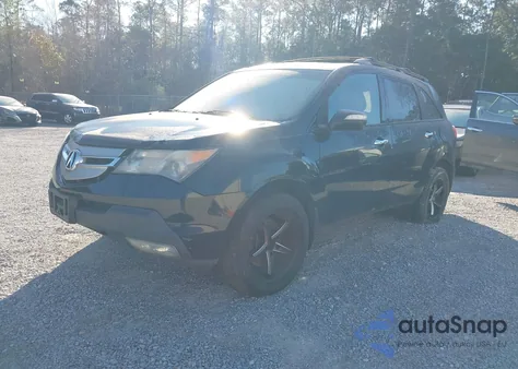 2007 Acura Mdx Technology Package z USA, uszkodzony, nr VIN 2HNYD28397H552811